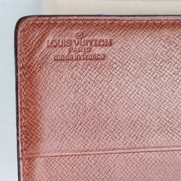 Authentic Rare Louis Vuitton 1988 Porte Chequier Double Bifold Wallet Monogram - Picture 10 of 14
